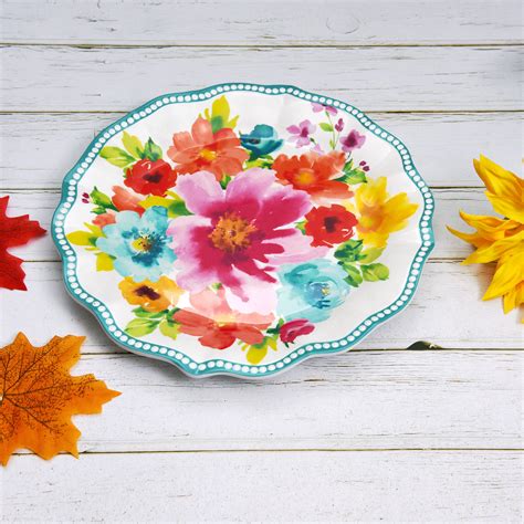 pioneer woman melamine salad plates.